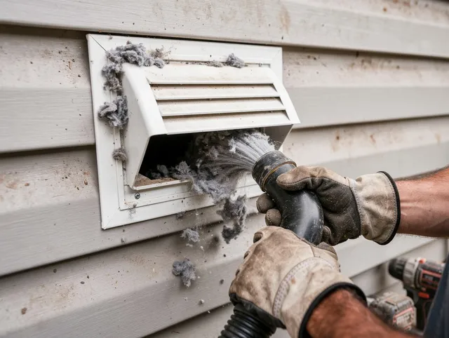 Professional dryer vent cleaning by Matthews Dryer Vent Cleaning in Matthews