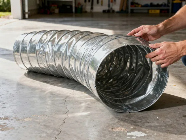Matthews Dryer Vent Cleaning specialist using advanced equipment for thorough duct cleaning in Matthews