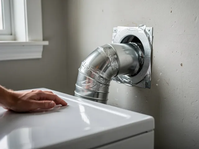Matthews Dryer Vent Cleaning expert performing professional dryer vent repair and installation in Matthews