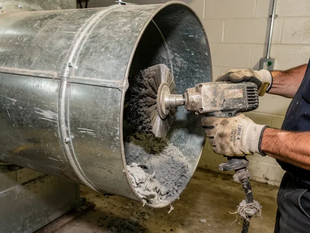 Industrial-grade dryer vent cleaning by Matthews Dryer Vent Cleaning in Matthews
